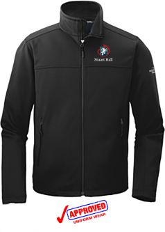 STUART HALL - The North Face Soft Shell Jacket, Black